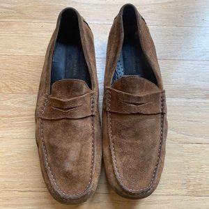TO BOOT NEW YORK Men's brown suede driver/loafer - Size 12